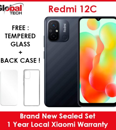 Xiaomi Redmi 12C 128GB / Global Version / 1 Year Local Xiaomi Warranty
