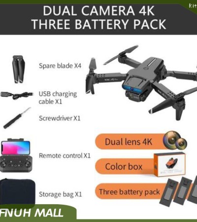 新款A6 Pro无人机GPS WIFI FPV 4K高清摄像头3电池可折叠自拍遥控四轴飞行器