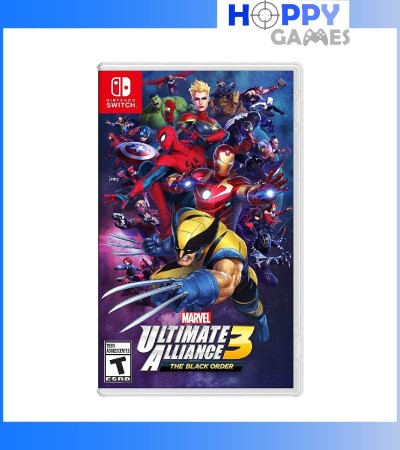 *现金+免费送货*漫威终极联盟黑订单任天堂Switch