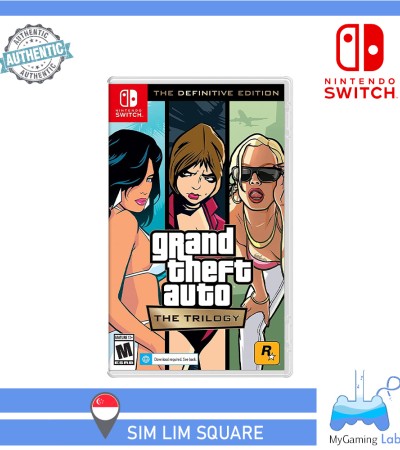 [SG]任天堂Switch游戏GTA侠盗猎车手：三部曲-最终版