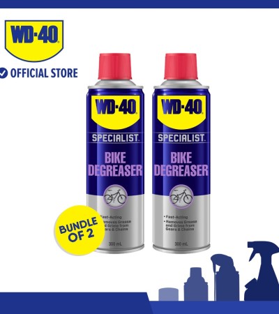 [两包]WD40自行车脱脂剂自行车链条清洁剂和脱脂剂自行车脱脂剂WD-40 Specialist®自行车脱脂剂