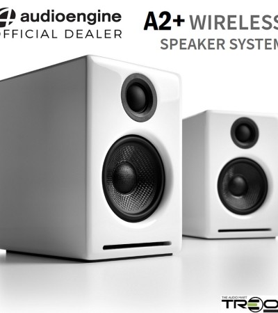 Audioengine A2+无线aptX蓝牙5.0立体声桌面书架扬声器