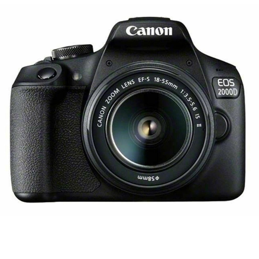 Canon Eos 2000D Black Kit Ef-S 18-55Mm F3.5-5.6 Is Ii 