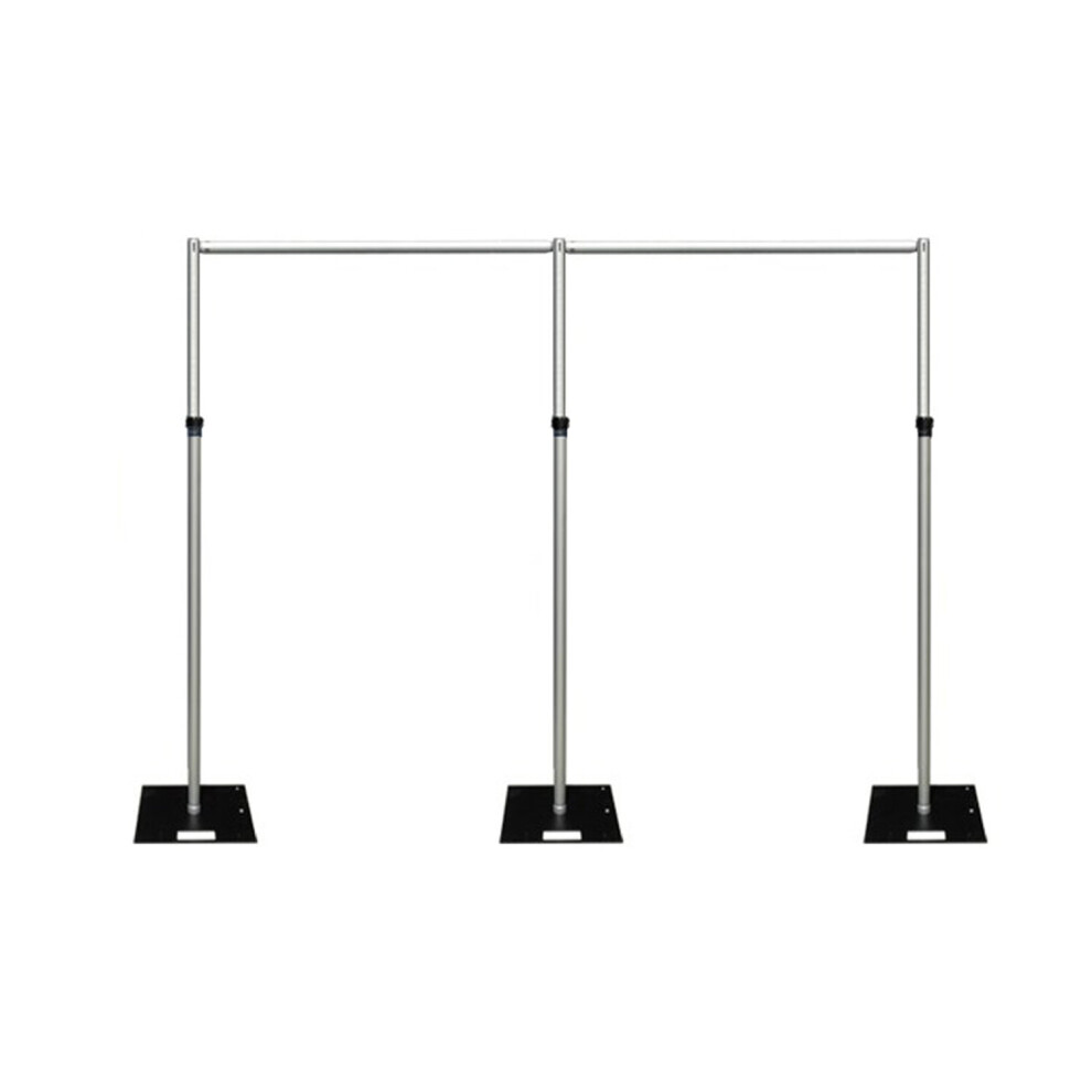 (Backdrop Stand Kit, 3x6m) Pipe and Drape Background Support System Backdrop Stand Kit Backdrop Stand For Wedding Backdrop, Party Photography, Stage Backdrop Decorative 
