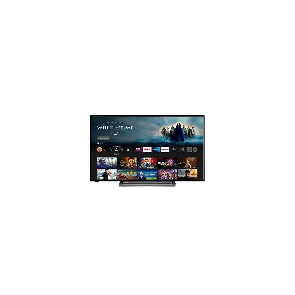 Refurbished Toshiba UF3D 55 Inch Smart Fire TV 139.7 cm (4K Ultra HD, HDR10, Freeview Play, Prime Video, Netflix, Alexa voice control, HDMI 2.1, Bluetooth, 